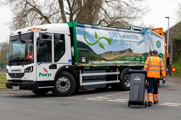 eCollect goes into service in rural Powys...